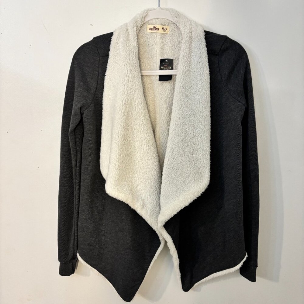 Hollister Sherpa Lined Cardgan XS NWT